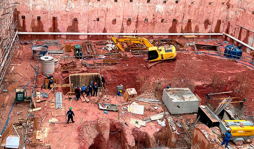 Torre 1 - fundação