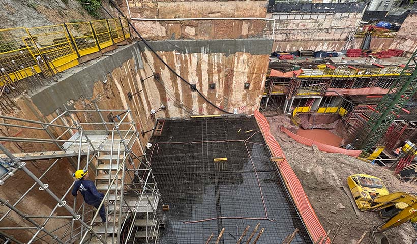 Execução de armação de laje T1