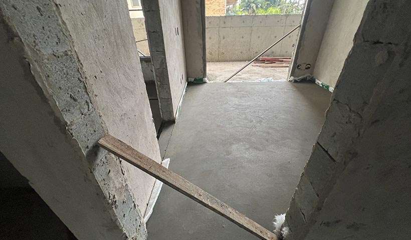 Execução de contrapiso T1